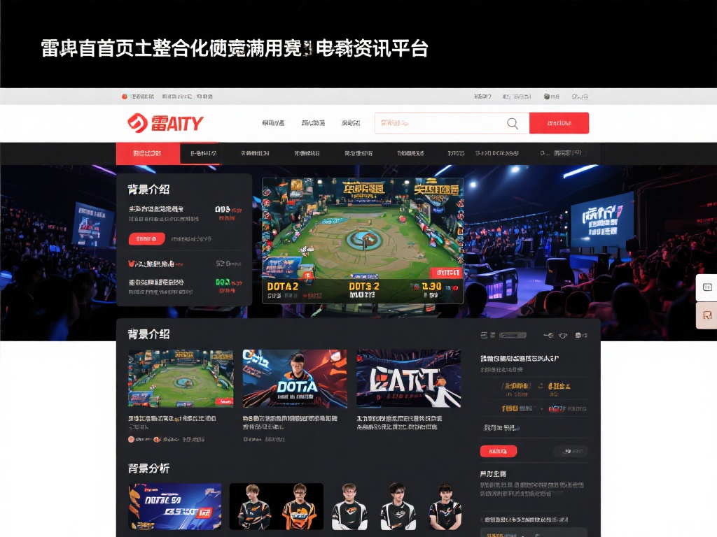 雷竞技官网首页:汇聚顶级电竞赛事资讯平台 电竞赛事种类繁多,从《英雄联盟》到《DOTA2》,