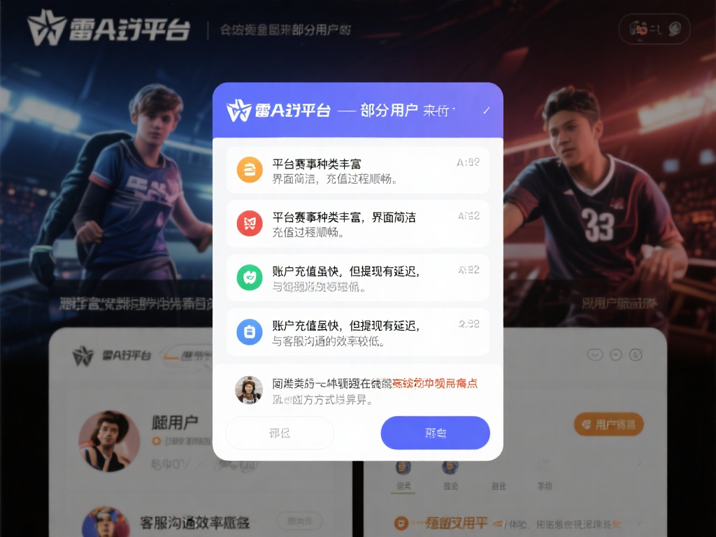 雷竞技平台的部分用户生动描绘了不同的体验——来自A
