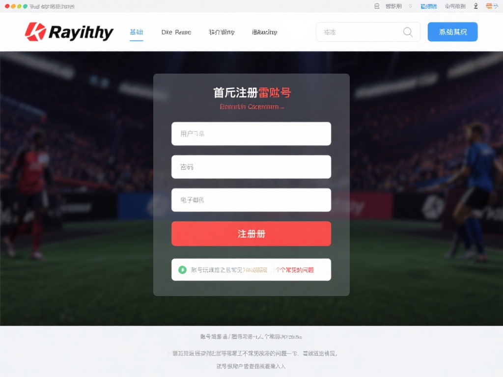 首先，注册雷竞技账号最基础的步骤包括：访问官方网站
